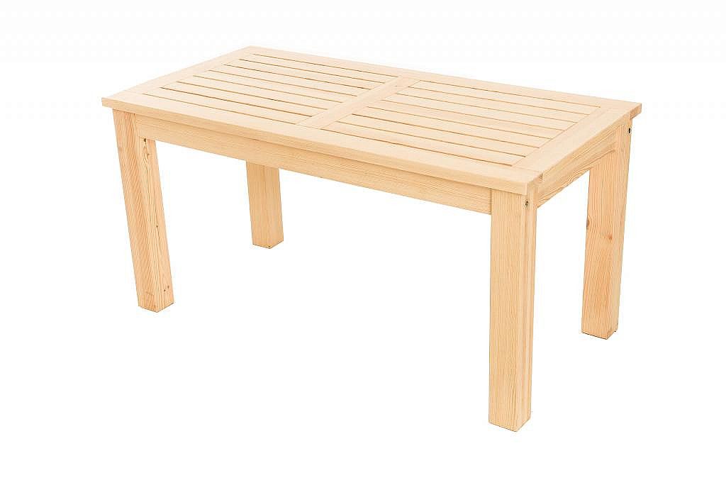 DEOKORK Masivní zahradní stůl z borovice LONDON (32 mm) - různé délky 150 cm - i-zahradninabytek.cz