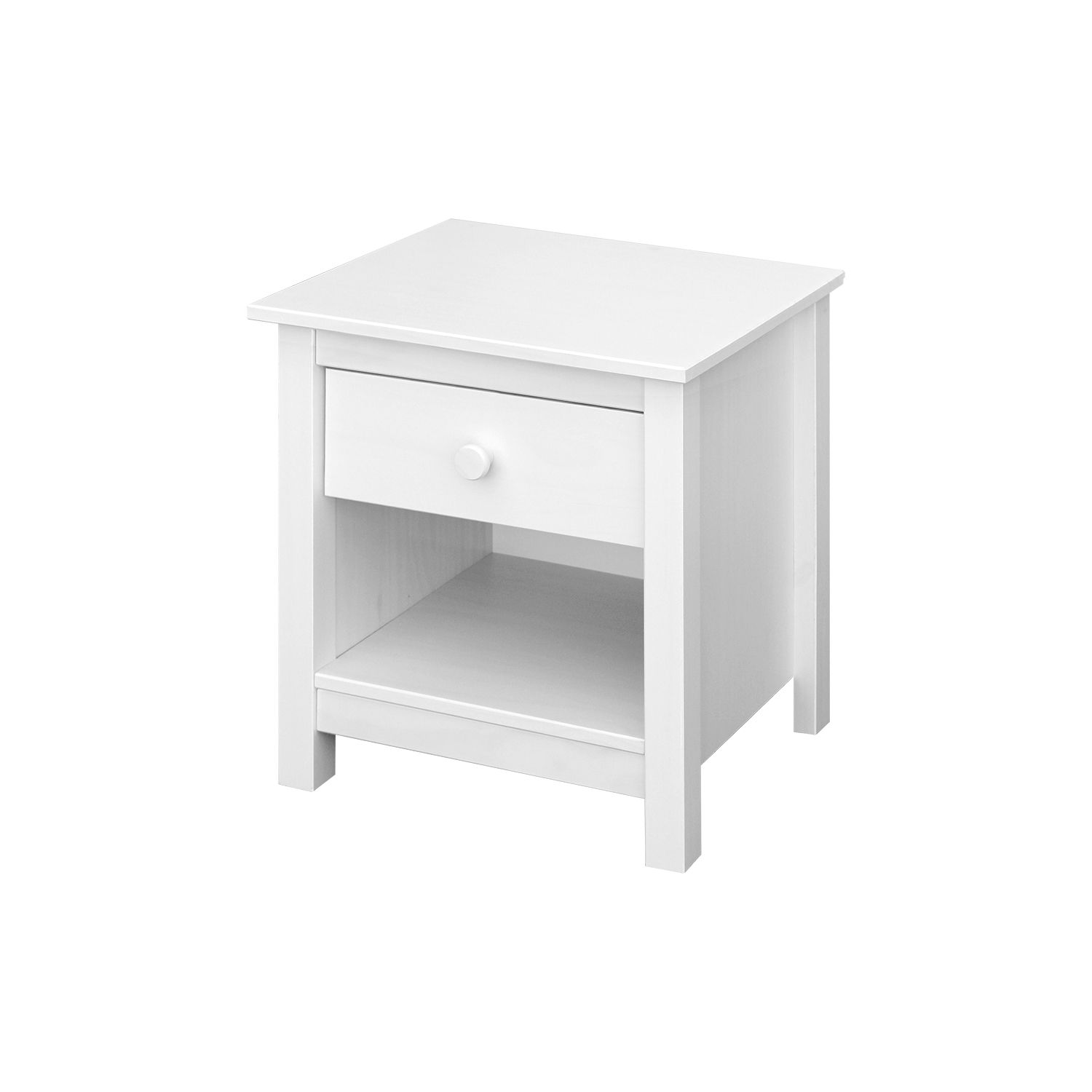 Noční stolek TORINO bílý - IDEA nábytek