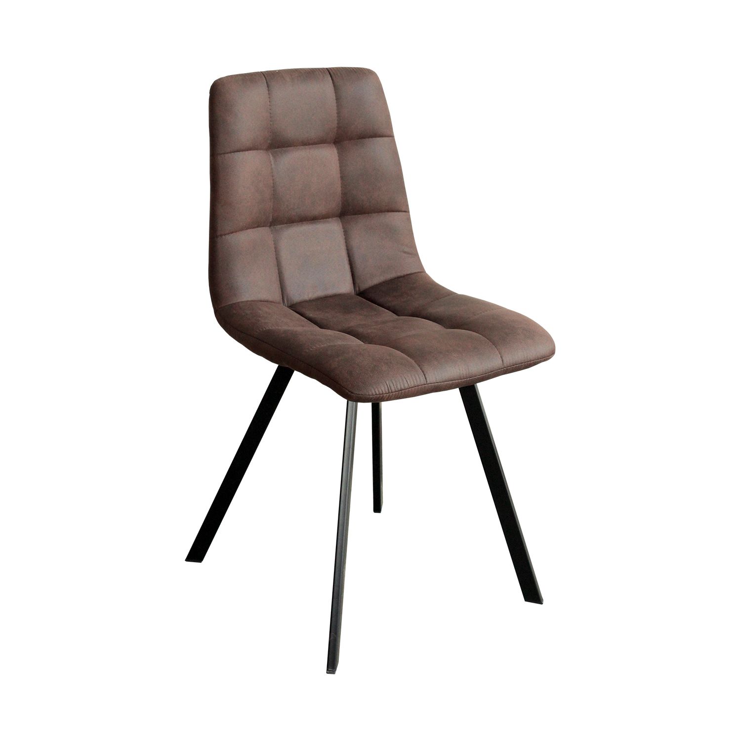 Jídelní židle BERGEN hnědé mikrovlákno - IDEA nábytek