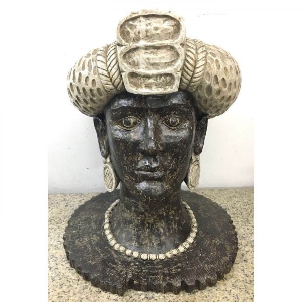 Soška Busta Žena Africká královna 50cm - KARE
