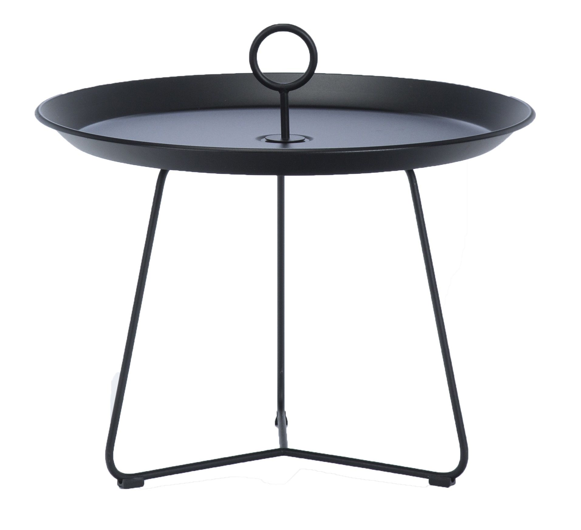 Černý kovový konferenční stolek HOUE Eyelet 57,5 cm - Designovynabytek.cz
