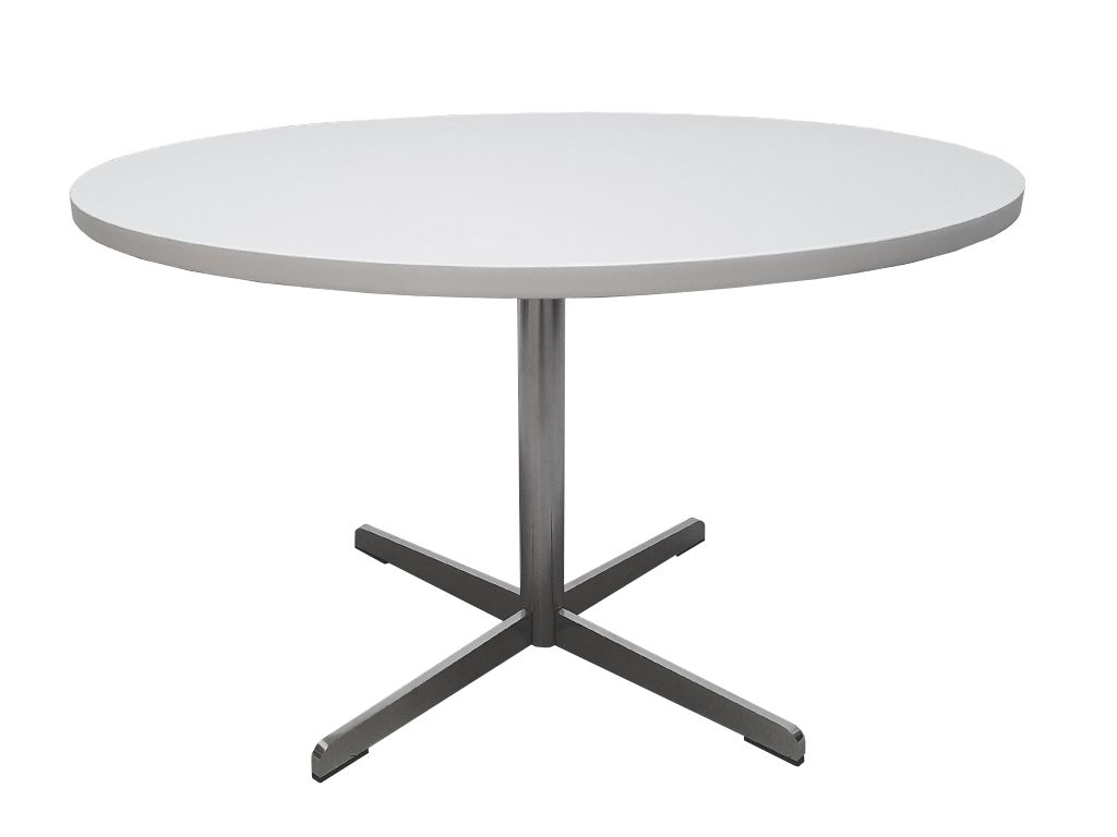 Bílý matný konferenční stolek FormWood  Charisma Prime 60 cm - Designovynabytek.cz