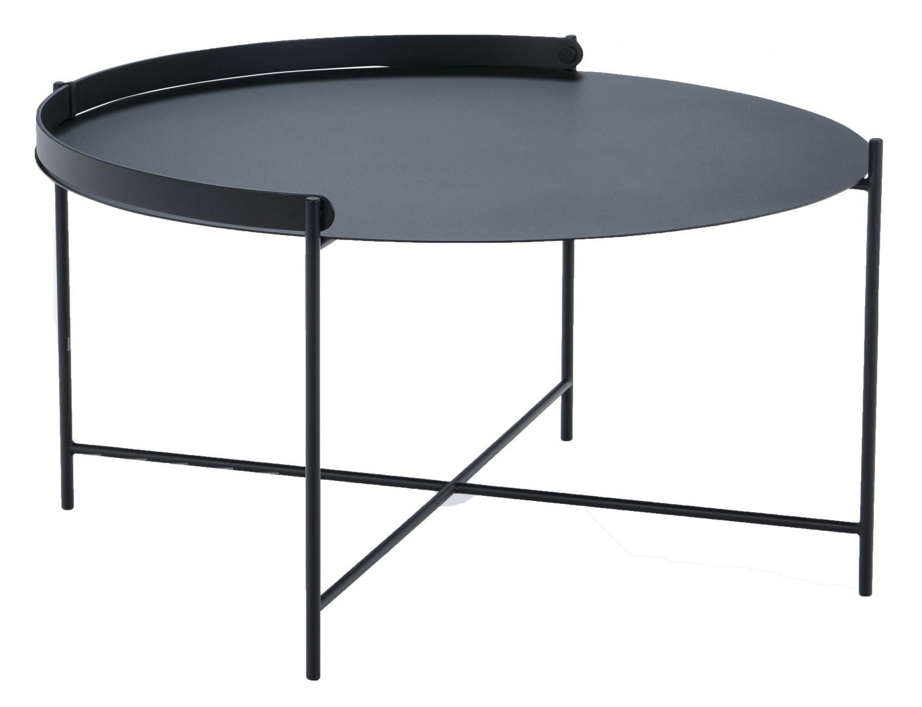 Černý kovový konferenční stolek HOUE Edge 76 cm - Designovynabytek.cz