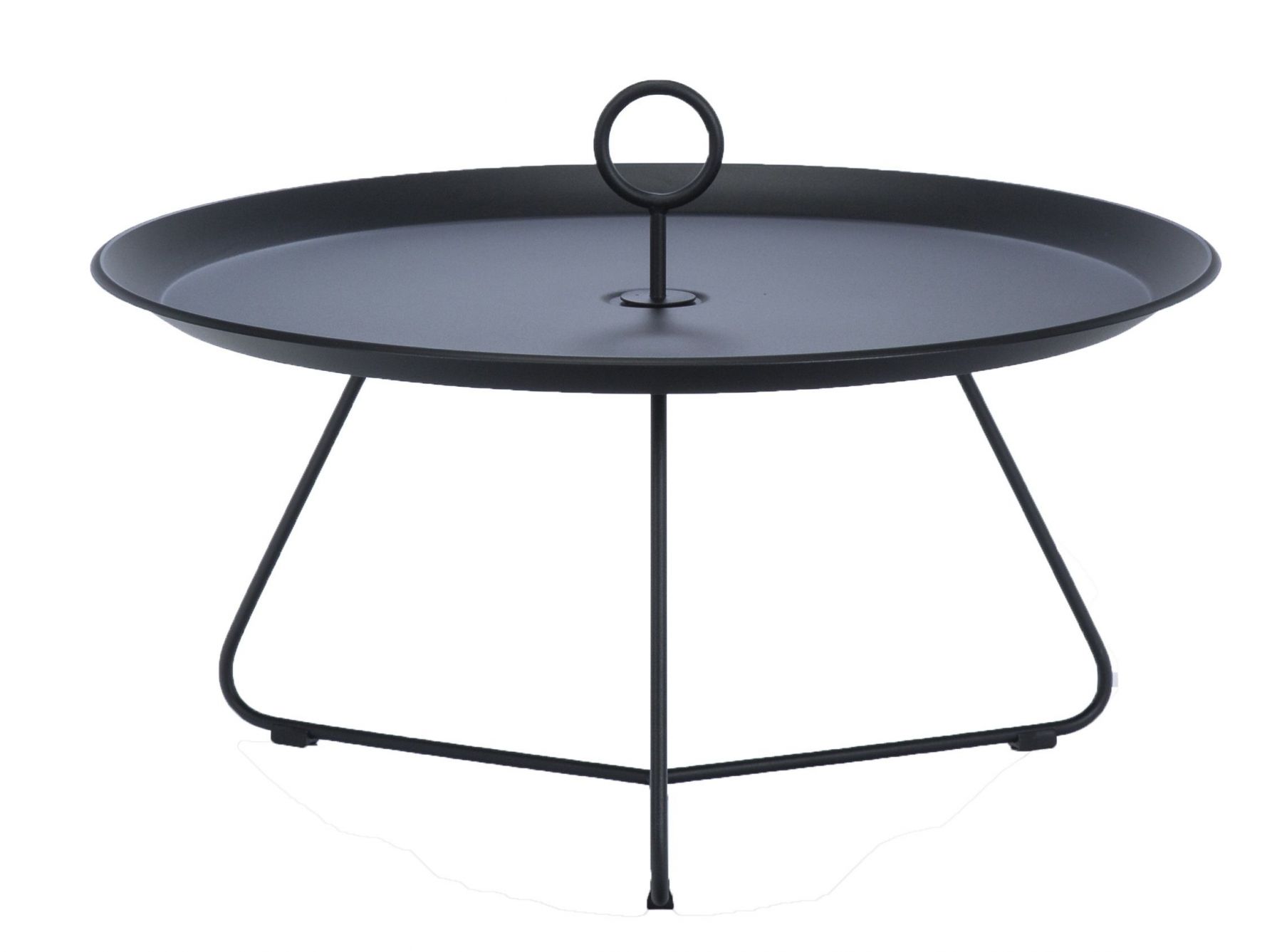Černý kovový konferenční stolek HOUE Eyelet 70 cm - Designovynabytek.cz