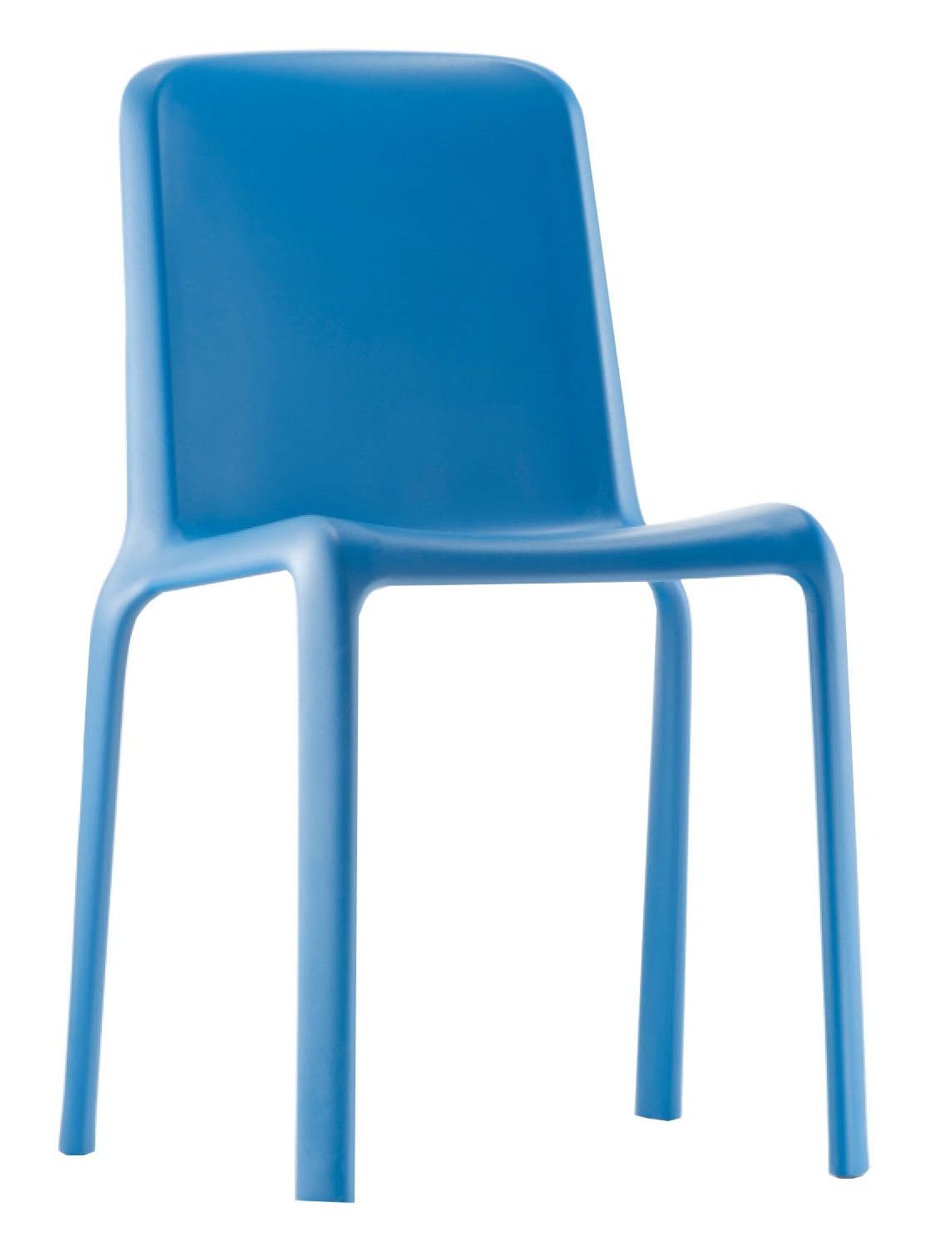 Pedrali Modrá plastová jídelní židle Snow 300 - 
