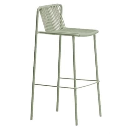 Pedrali Zelená kovová barová židle Tribeca 3668 77,5 cm - Designovynabytek.cz