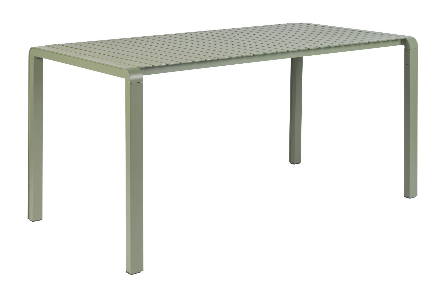 Zelený kovový zahradní jídelní stůl ZUIVER VONDEL 168,5 X 87 cm - Designovynabytek.cz