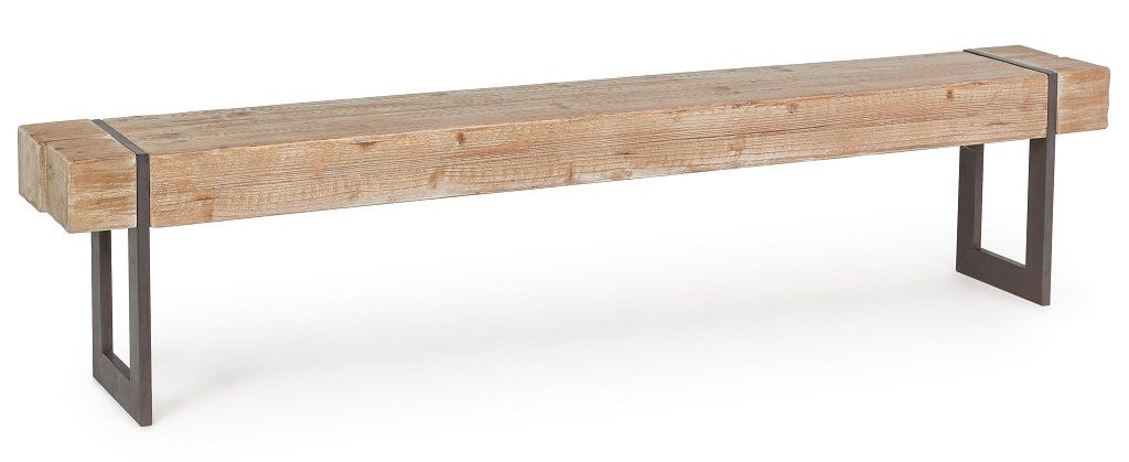 Masivní dřevěná jídelní lavice Bizzotto Garrett 200 x 30 cm - Designovynabytek.cz