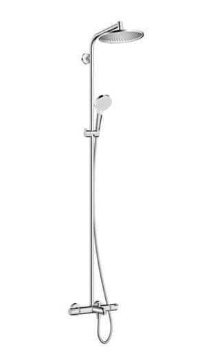 Sprchový systém Hansgrohe Crometta S na stěnu s vanovým termostatem chrom 27320000 - Siko - koupelny - kuchyně