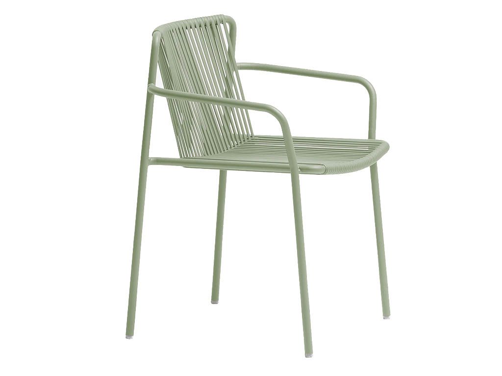 Pedrali Zelená kovová zahradní židle Tribeca 3665 - Designovynabytek.cz