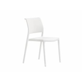 Pedrali Bílá plastová jídelní židle Ara 310