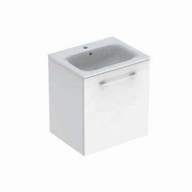 Koupelnová skříňka s umyvadlem Geberit Selnova 60x50,2x65,2 cm bílá lesk 501.252.00.1