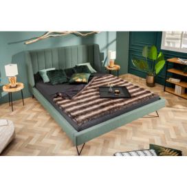 LuxD Designová postel Phoenix 180 x 200 cm zelená