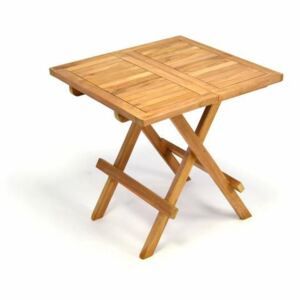 Divero 34944 Zahradní dřevěný skládací stolek výška 50 cm - Favi.cz