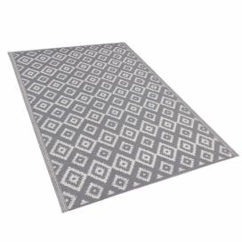 Venkovní koberec šedý 120x180 cm DHULE Beliani.cz