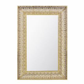 Nástěnné zrcadlo 60 x 90 cm zlato DEHRADUN