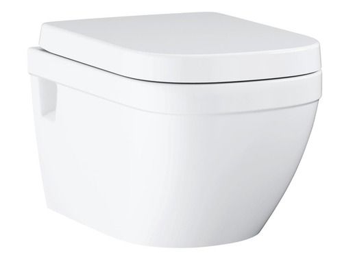 Wc s prkénkem softclose závěsné Grohe EURO-CERAMIC alpská bílá zadní odpad 39703000 - Siko - koupelny - kuchyně