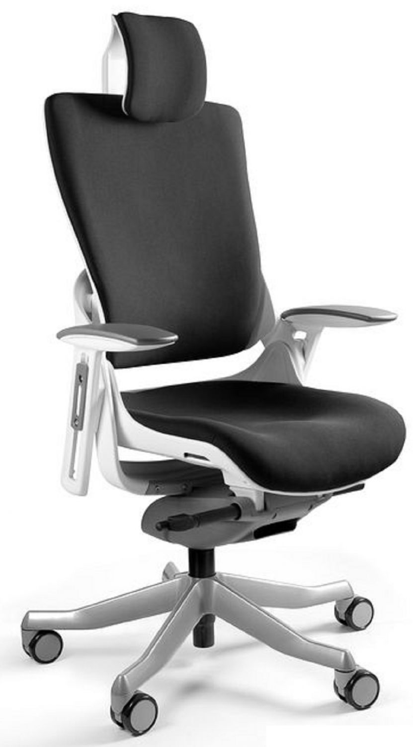 Office 360 Černá látková kancelářská židle Master E02 - Designovynabytek.cz