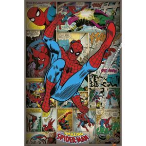 Plakát, Obraz - MARVEL COMICS - spider man ret, (61 x 91.5 cm) - Favi.cz