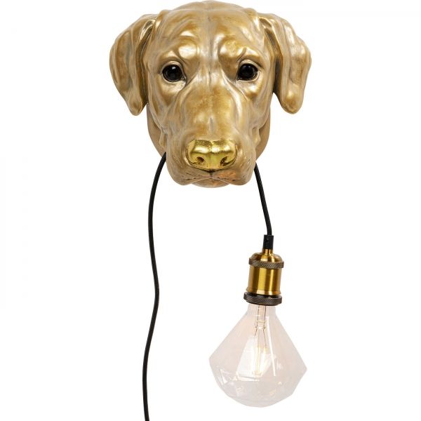 Nástěnná lampa Pes s žárovkou - KARE