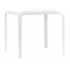 Pedrali Bílý jídelní stůl Snow 80x80 cm