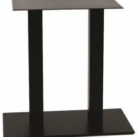 Pedrali Černá kovová dvojitá stolová podnož HARD 75 x 40 cm
