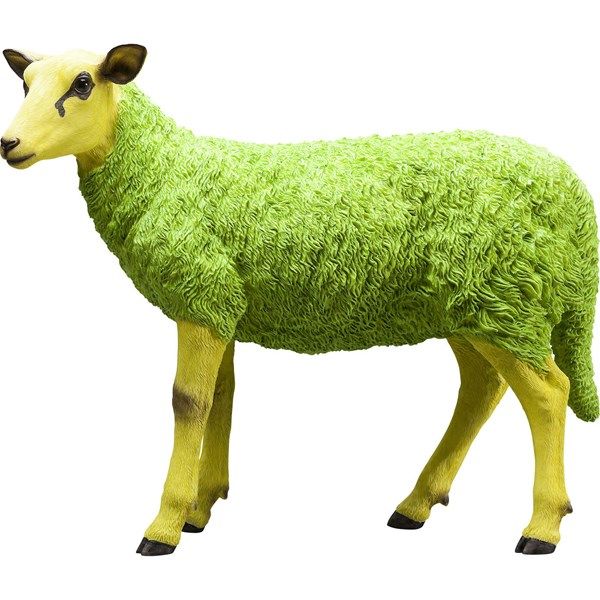 Soška Ovce zelenožlutá 60cm - KARE