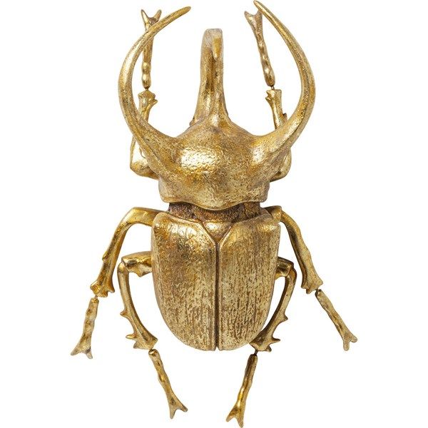 Nástěnná dekorace Atlas Beetle - zlatá - KARE