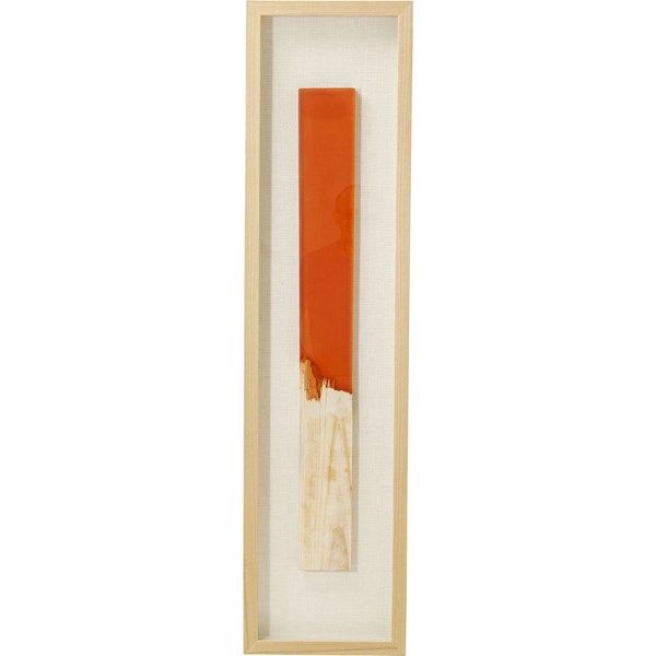 Nástěnná dekorace Match 120x30cm - oranžová - KARE