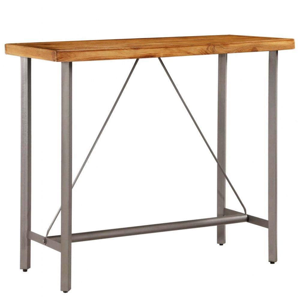 Barový stůl hnědá / černá Dekorhome 120x58x106 cm - DEKORHOME.CZ