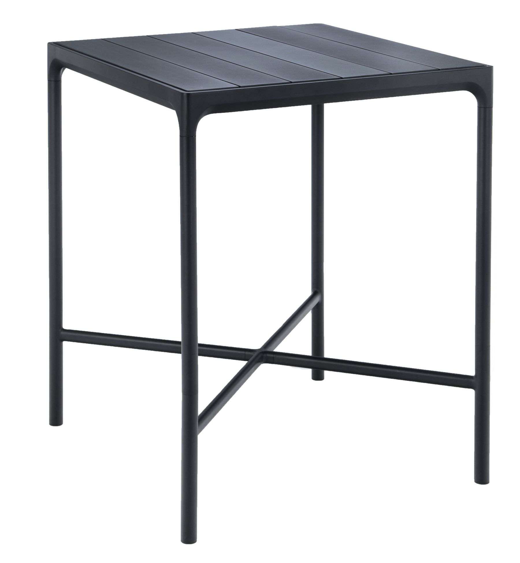 Černý kovový zahradní barový stůl HOUE Four 90 x 90 cm - Designovynabytek.cz