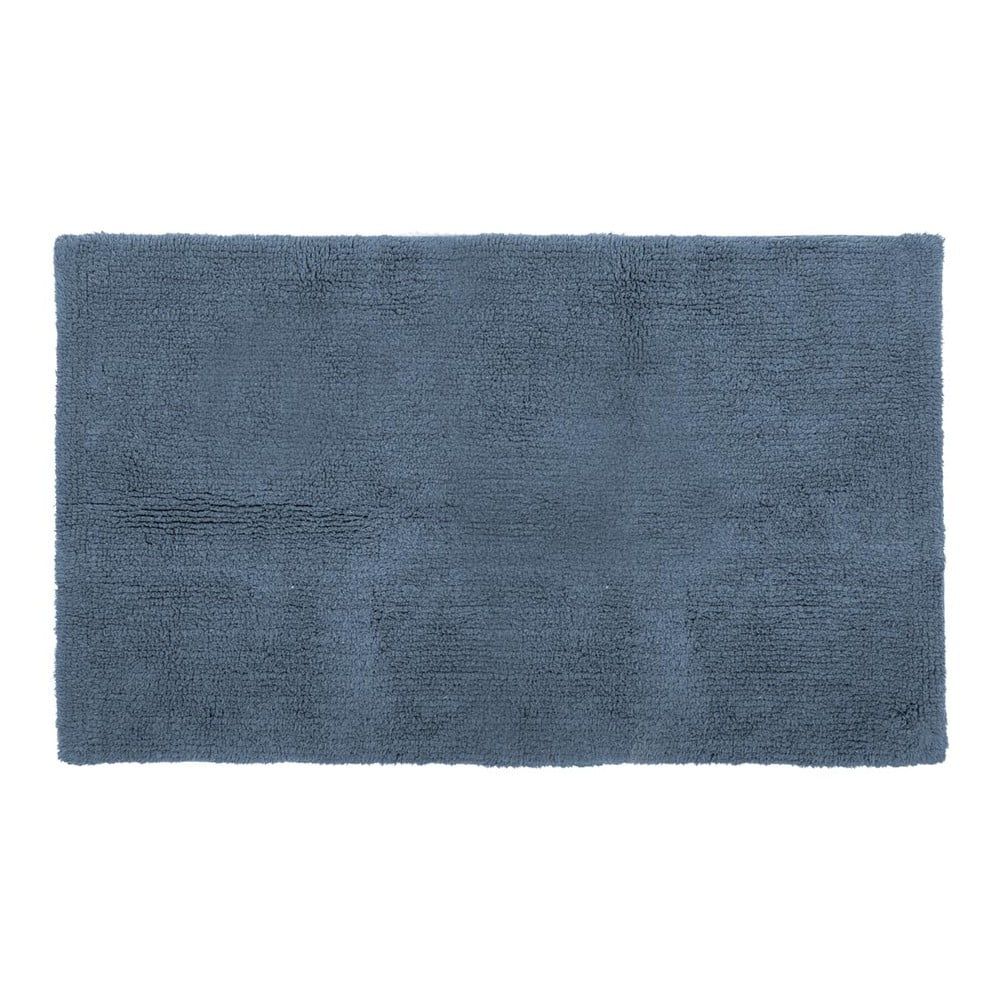 Modrá bavlněná koupelnová předložka Tiseco Home Studio Luca, 60 x 100 cm - Bonami.cz