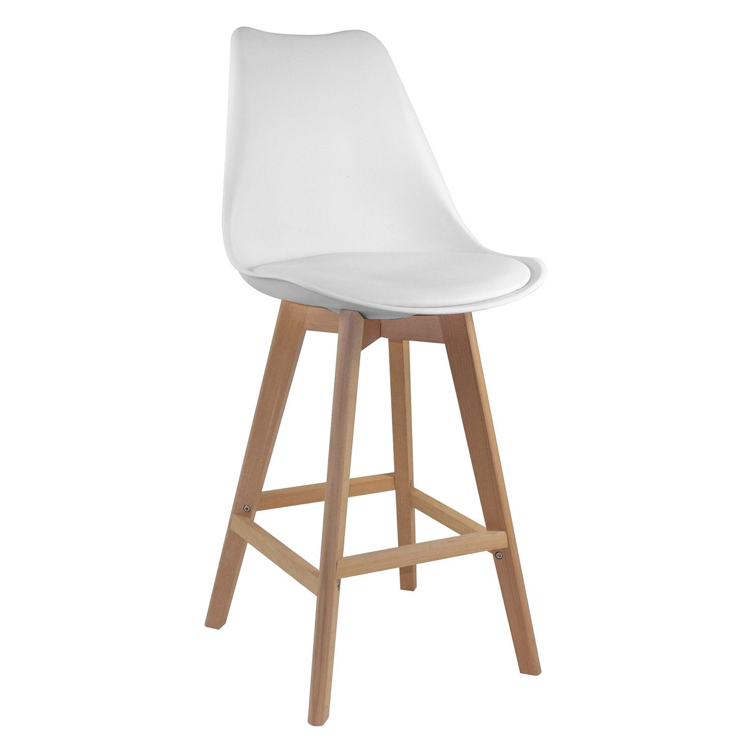 Barová židle QUATRO bílá - IDEA nábytek