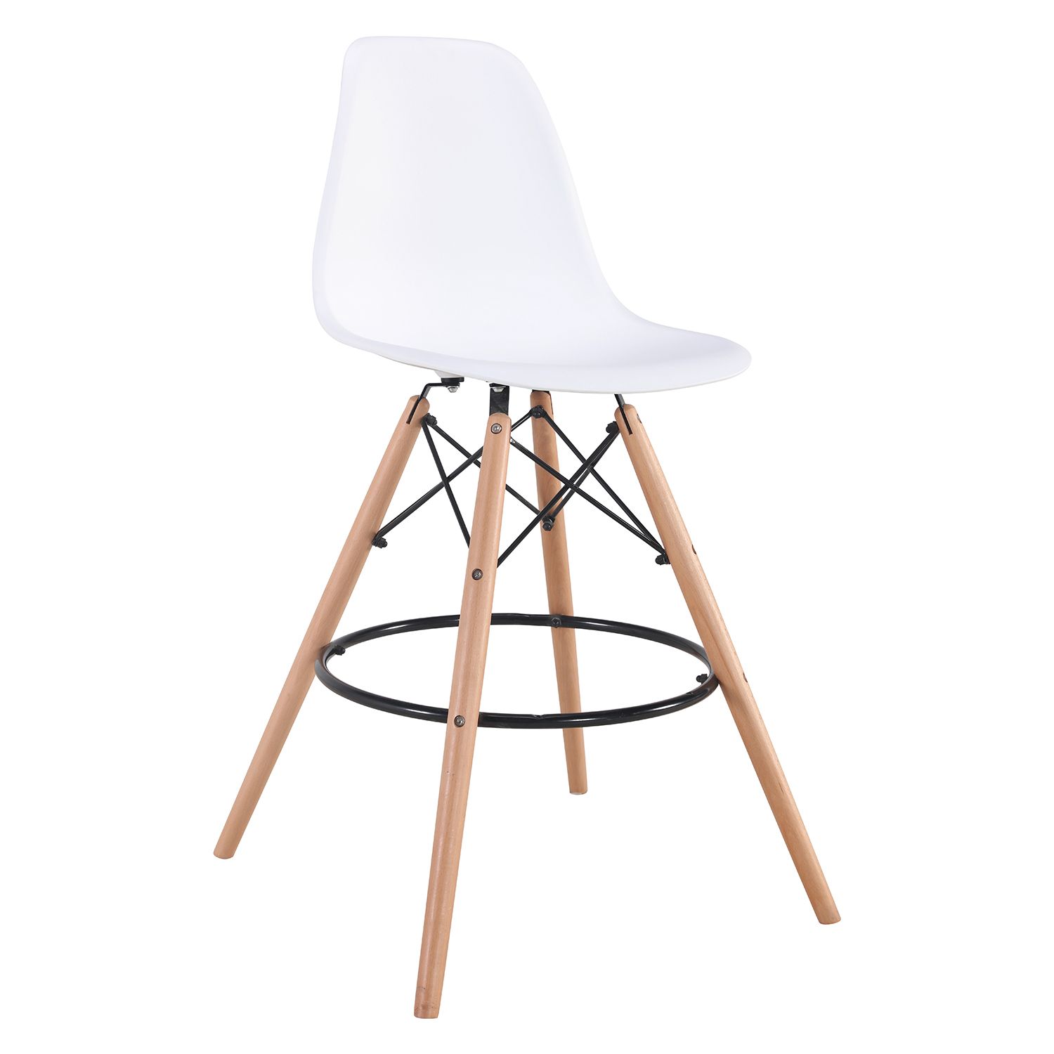 Barová židle UNO bílá - IDEA nábytek