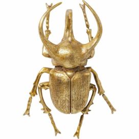 Nástěnná dekorace Atlas Beetle - zlatá
