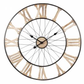 Kovové nástěnné hodiny - Ø 80*4 cm Clayre & Eef