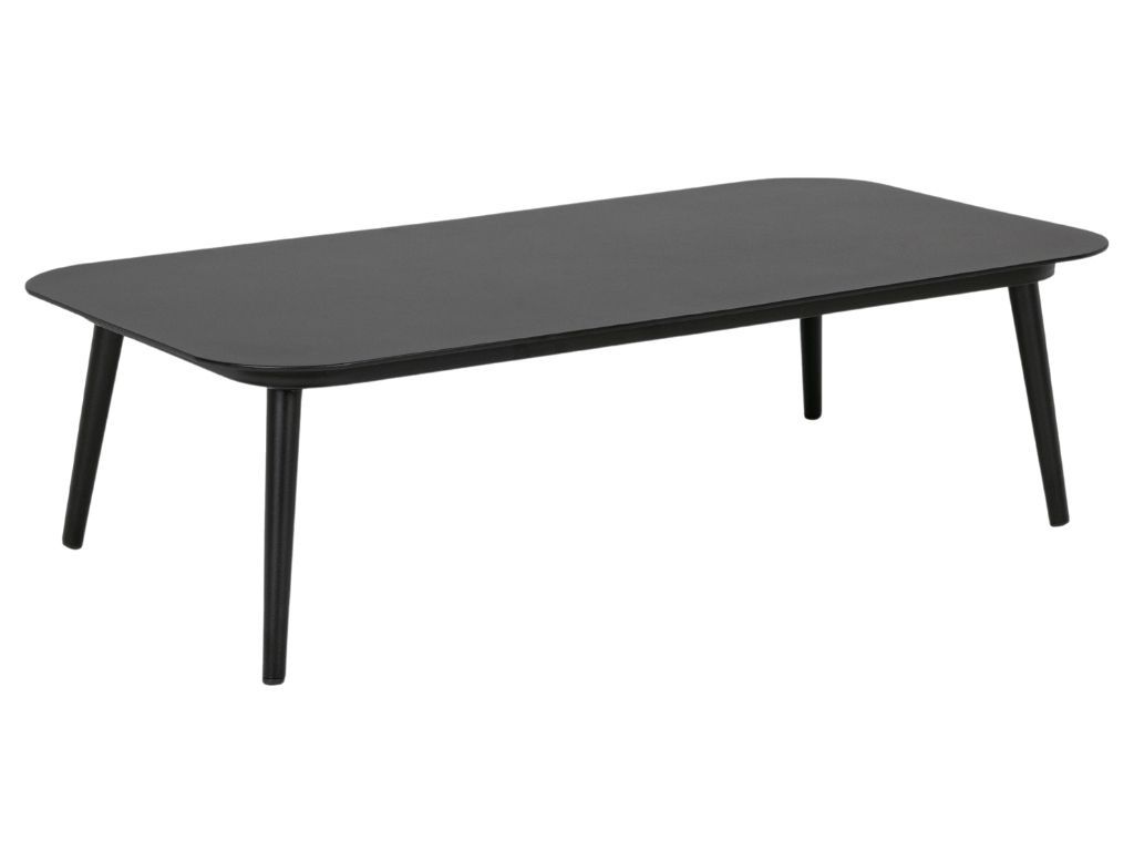 Černý kovový zahradní konferenční stolek Bizzotto Aloha 110 x 60 cm - Designovynabytek.cz