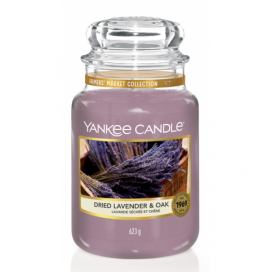 Vonná svíčka Yankee Candle velká Dried lavender and oak classic