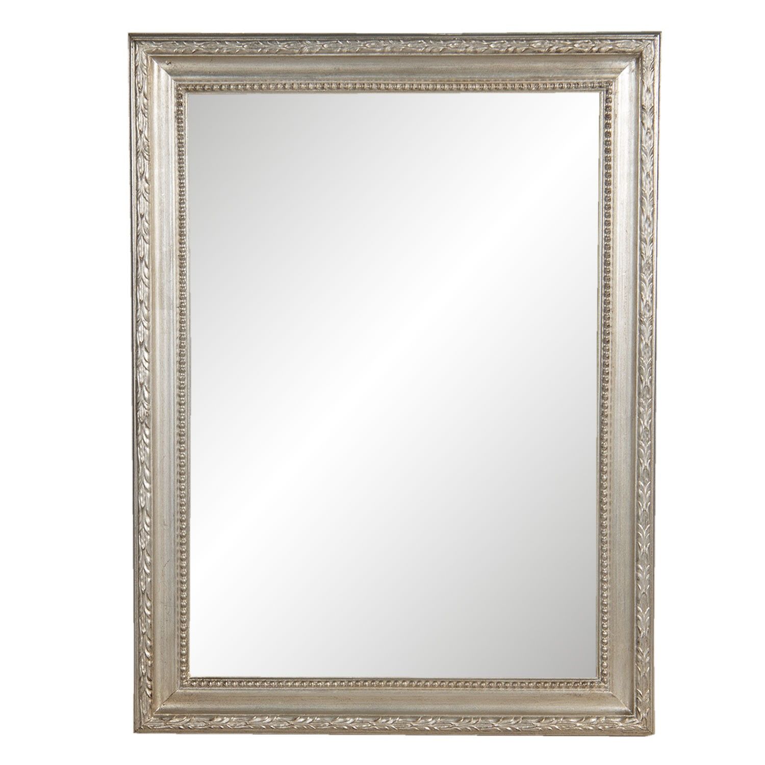 Vintage nástěnné zrcadlo ve stříbrném rámu Aloys - 76*3*106 cm Clayre & Eef - LaHome - vintage dekorace