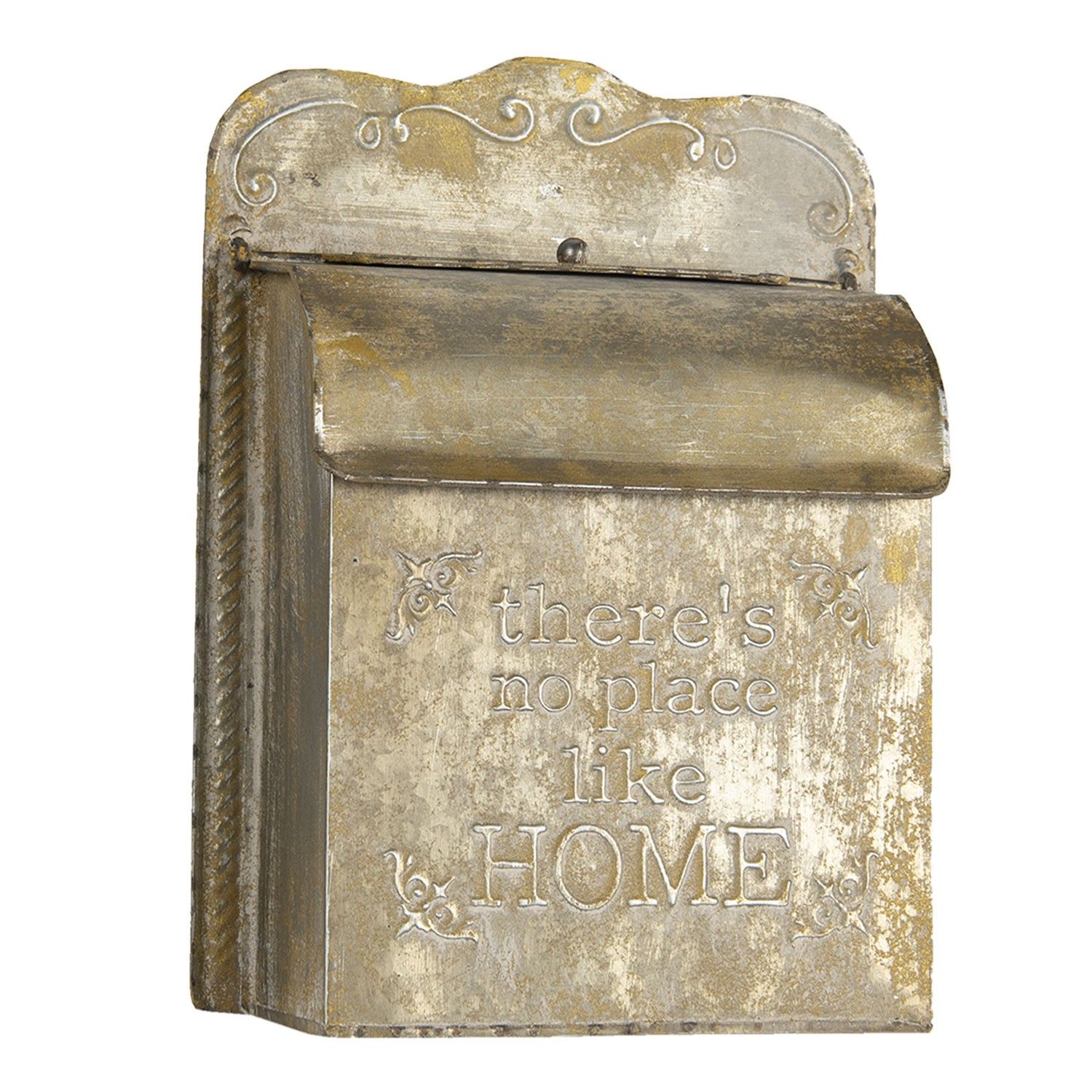 Retro poštovní schránka Home s patinou - 25*12*35 cm Clayre & Eef - LaHome - vintage dekorace