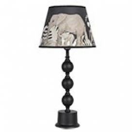 Černá stolní lampa Elephant – Ø 27*57 cm E27/max 1*60W Clayre & Eef