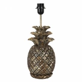 Stolní lampa bez stínidla v designu ananasu - 25*25*54 cm Clayre & Eef