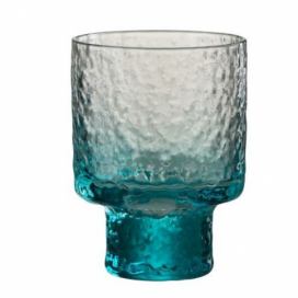 Modrá sklenička na likér Verma - Ø 7*10cm J-Line by Jolipa