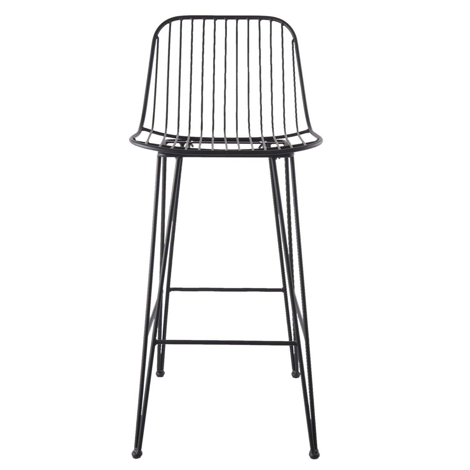 Kovová barová stolička - 40*44*90 cm Clayre & Eef - LaHome - vintage dekorace