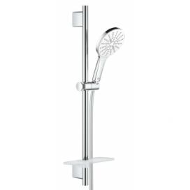 Sprchový set GROHE Rainshower SmartActive na stěnu s poličkou měsíční bílá 26577LS0