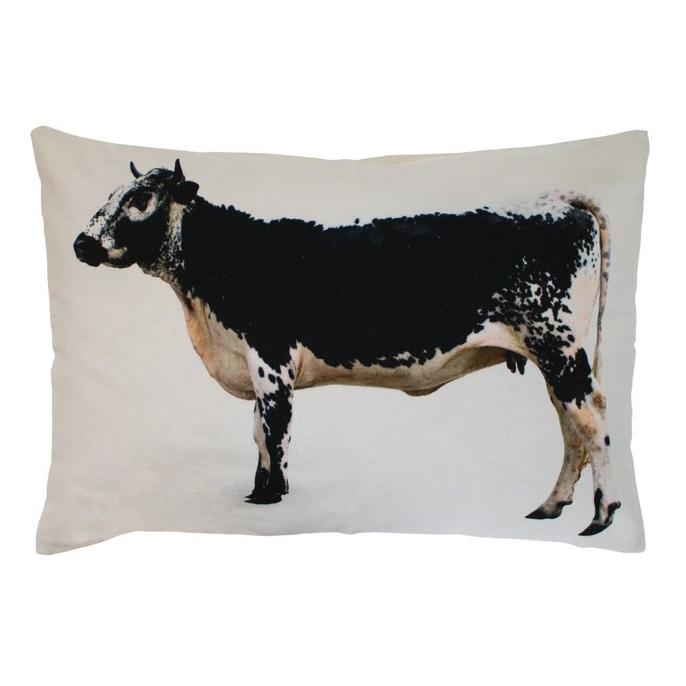 Plátěný polštář s krávou Vosgienne - 50*35*15cm Mars & More - LaHome - vintage dekorace