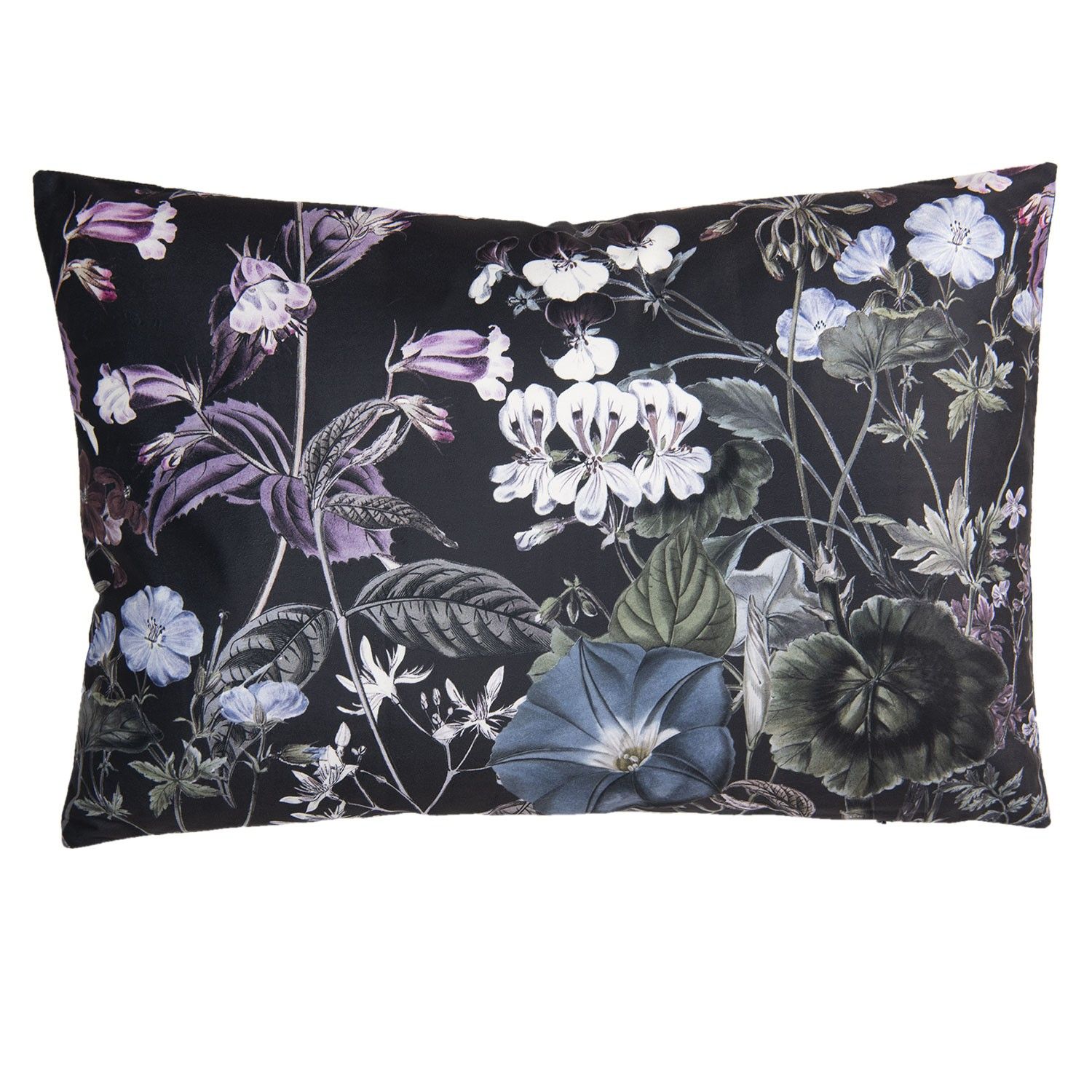 Polštář s výplní s květinovým motivem Manon - 60*40 cm Clayre & Eef - LaHome - vintage dekorace