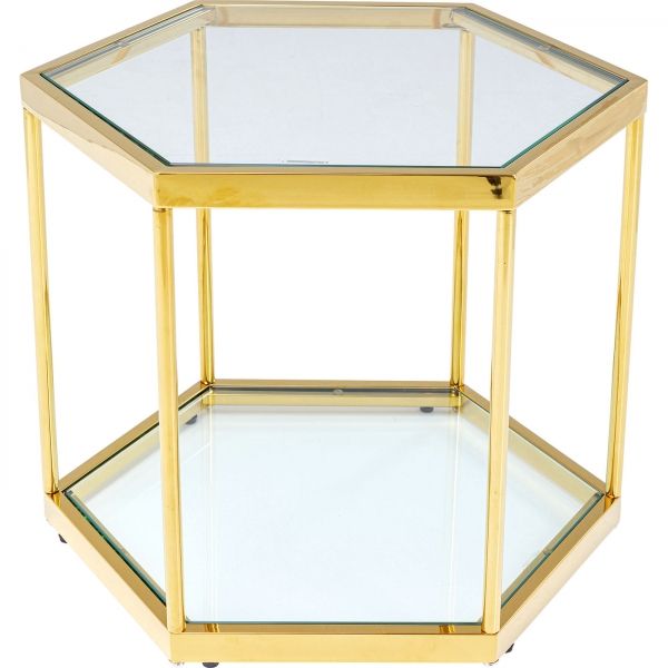 Konferenční stolek Comb - zlatý - KARE