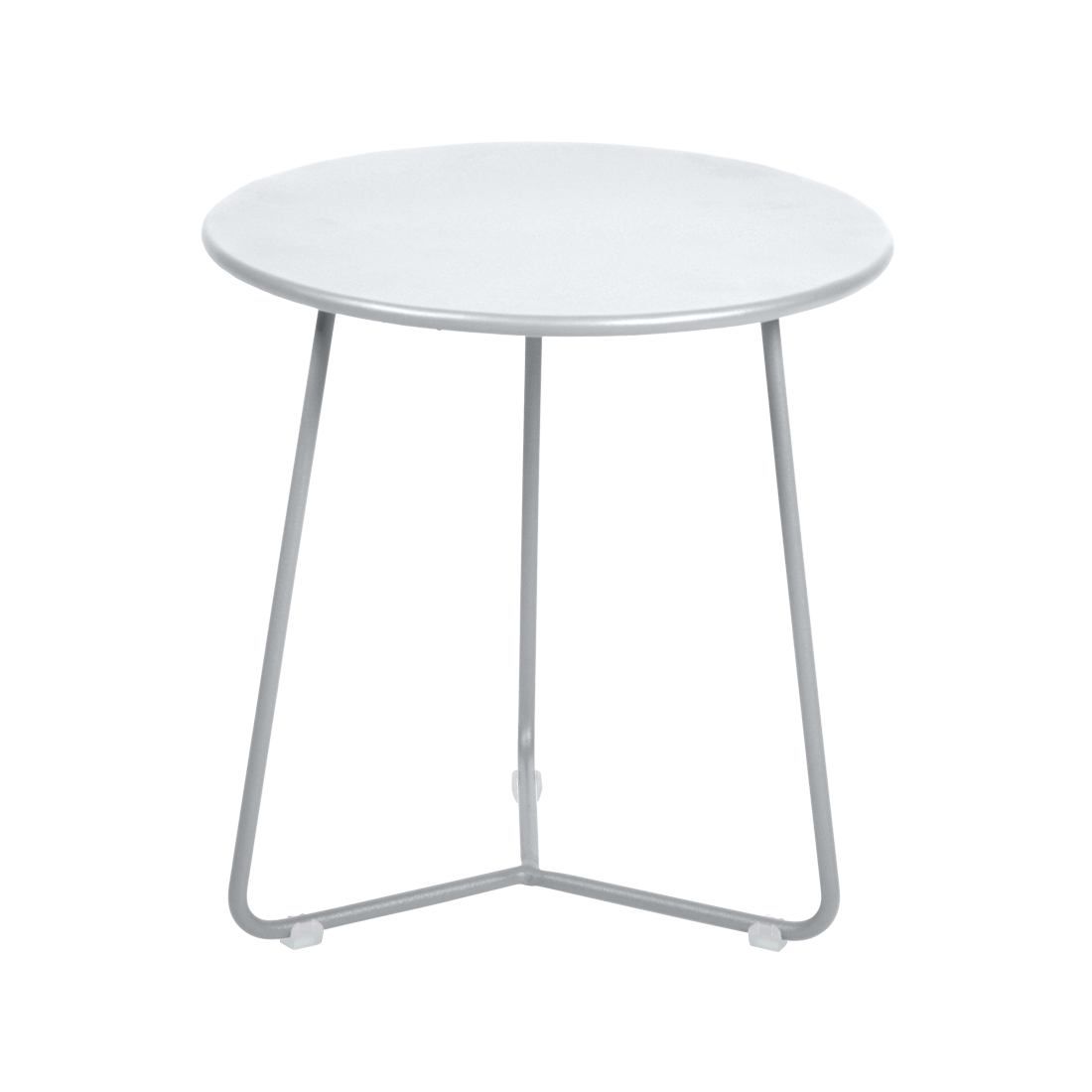 Bílý kovový odkládací stolek Fermob Cocotte 34 cm - Designovynabytek.cz
