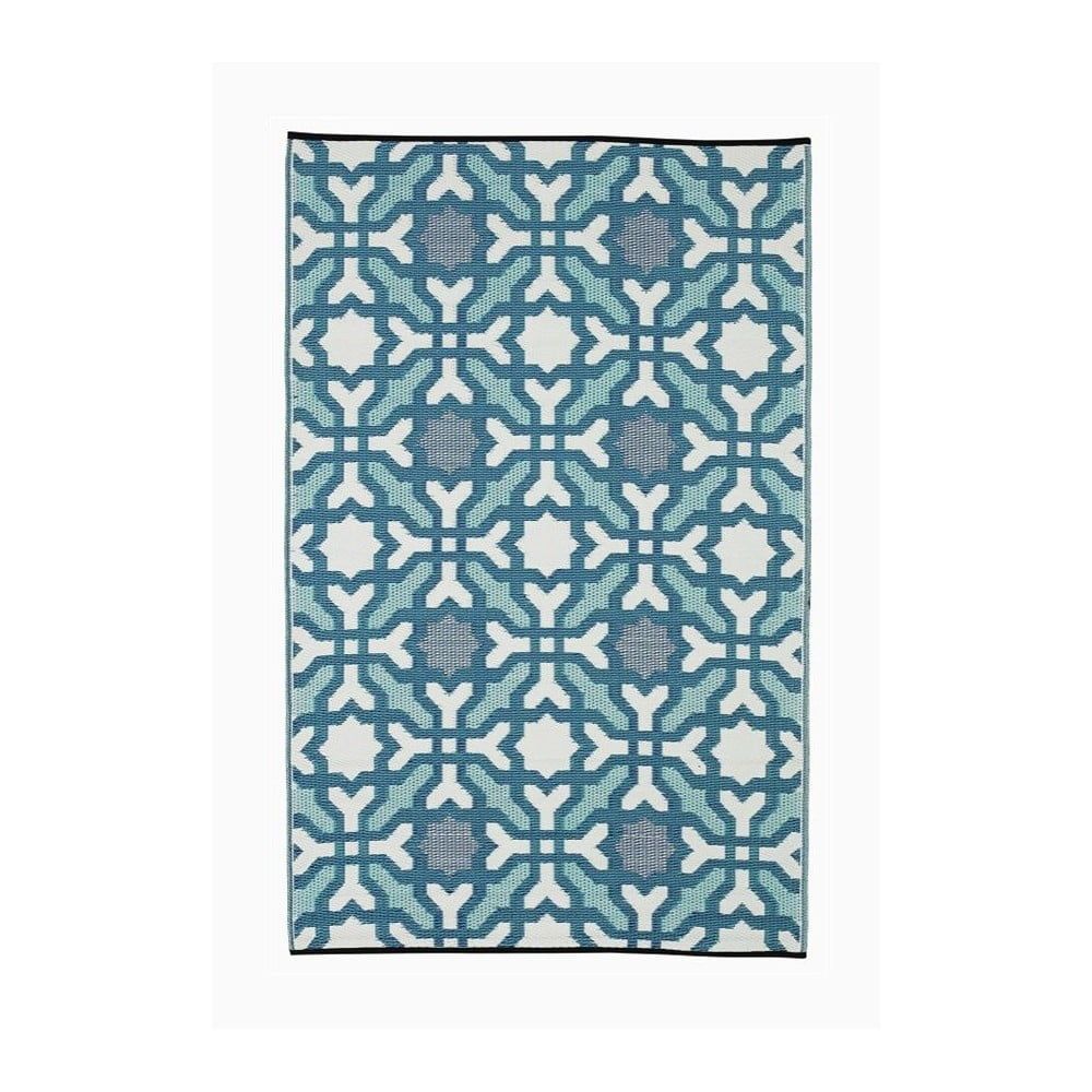 Modrý venkovní koberec 90x150 cm Seville – Fab Hab - Bonami.cz